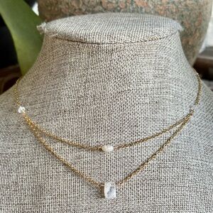 Pearl & Moonstone Choker